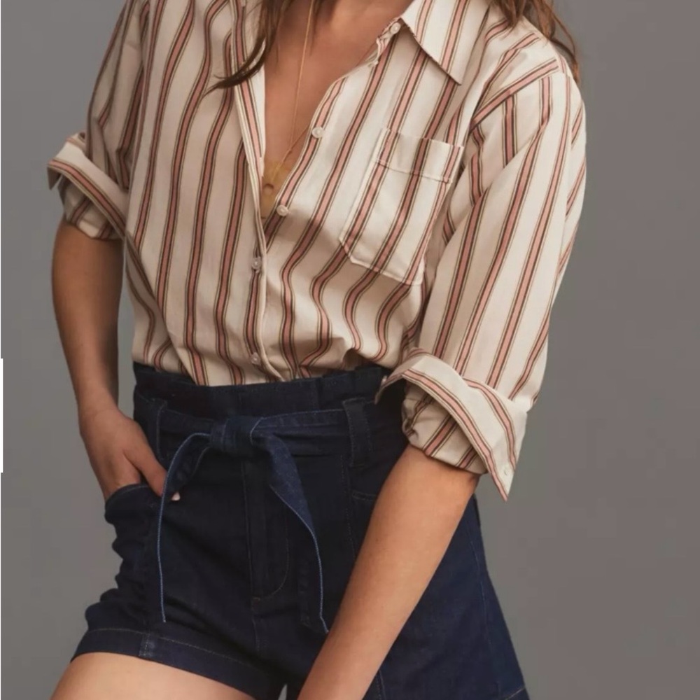 PAIGE Christa Buttondown Shirt